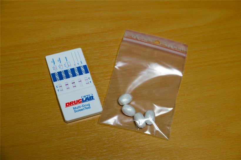 Beschlagnahmtes Kokain. Ob für den Eigengebrauch oder den Verkauf, ist nicht imm...