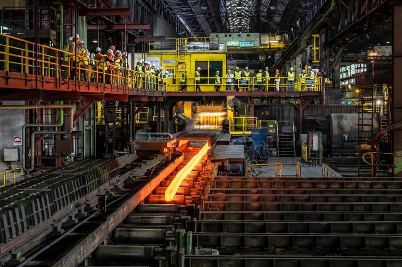 Besichtigung des Werks von ArcelorMittal in Rodange im Rahmen der „Journées portes ouvertes“ 2022
