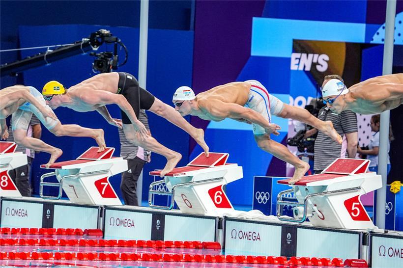 Besonders mit seinen ersten 50 Metern zeigte sich Ralph Daleiden (Block 5) zufrieden
