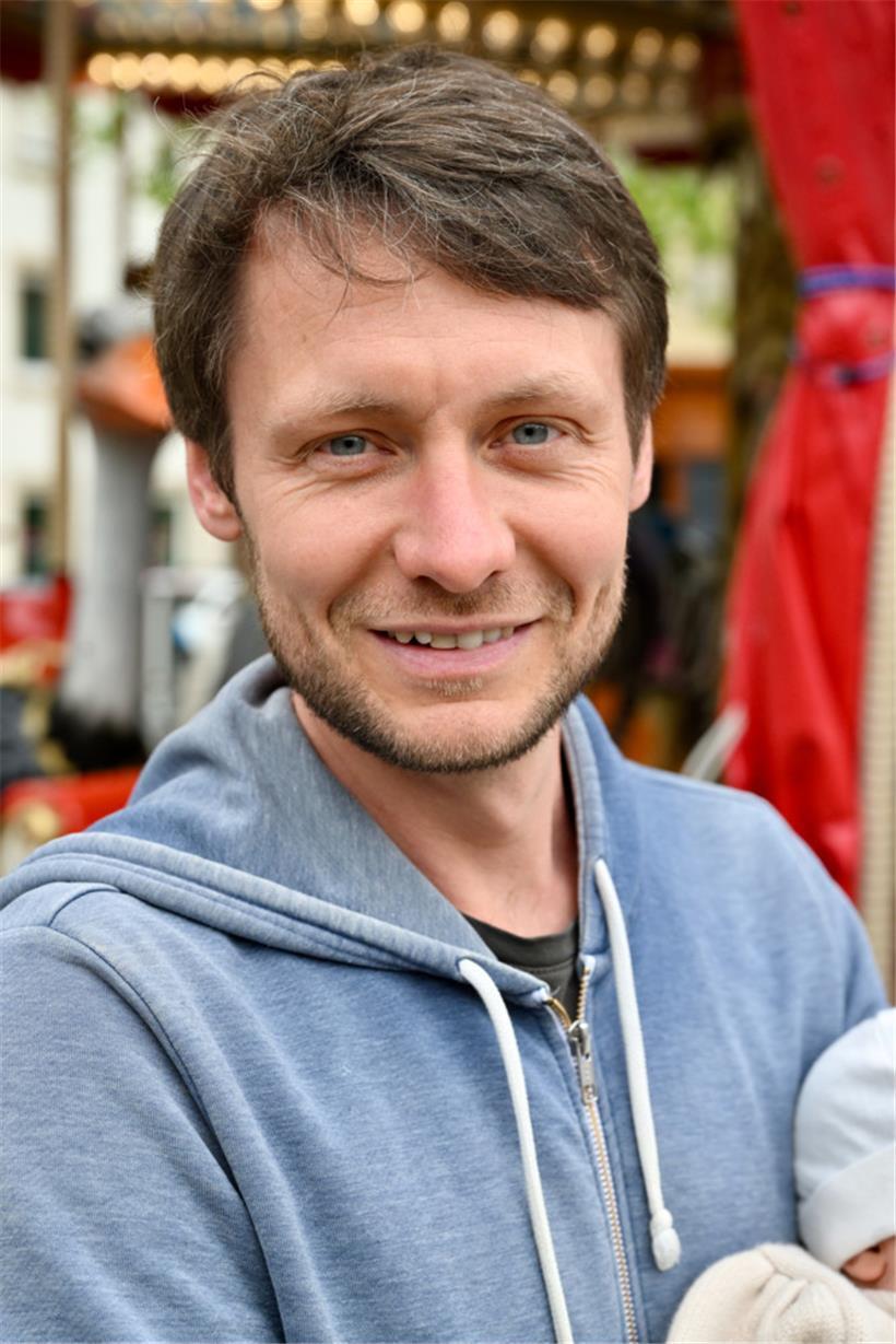 Besucher Charles Benoy zieht ein offenes Konzept den geschlossenen Zelten vor