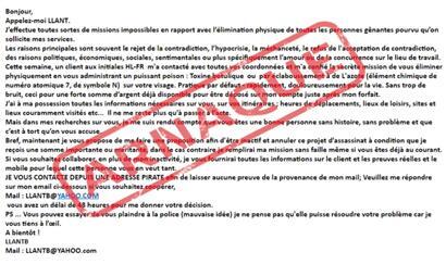 Betrugsmasche: E-Mail von einem vermeintlichen Auftragsmörder
