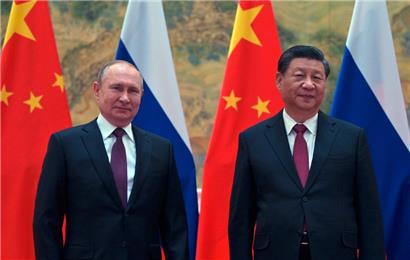 Beziehungen von „nie dagewesenem Charakter“: Wladimir Putin und Xi Jinping in Peking
