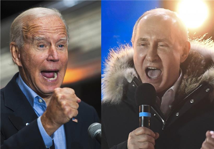 Biden und Putin treffen sich am Mittwoch zum rhetorischen Schlagabtausch in Genf
