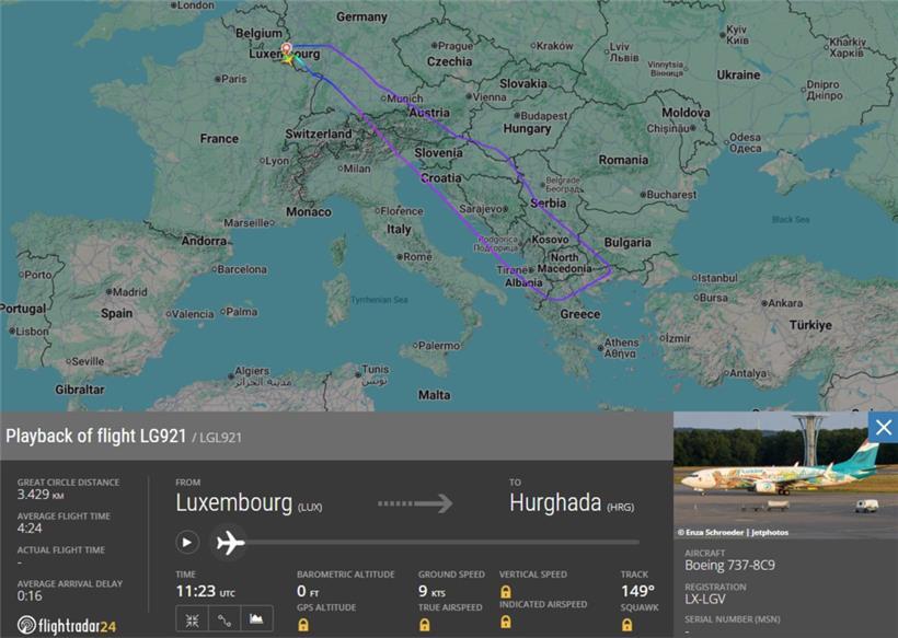 Luxair-Flieger nach Ägypten muss umkehren 