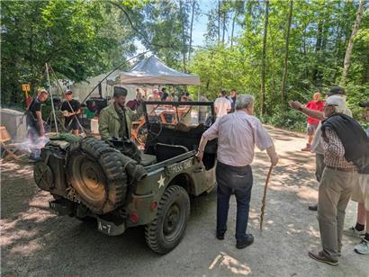 Bësch am Krich – Krich am Bësch: Bewegende Veranstaltung in Echternach erinnert an den Zweiten Weltkrieg