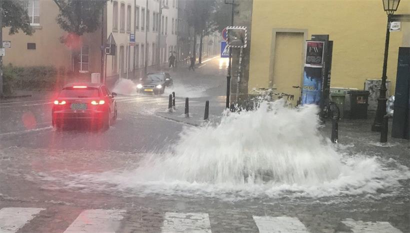Heftige Gewitter sorgen für Chaos in Luxemburgs Hauptstadt 