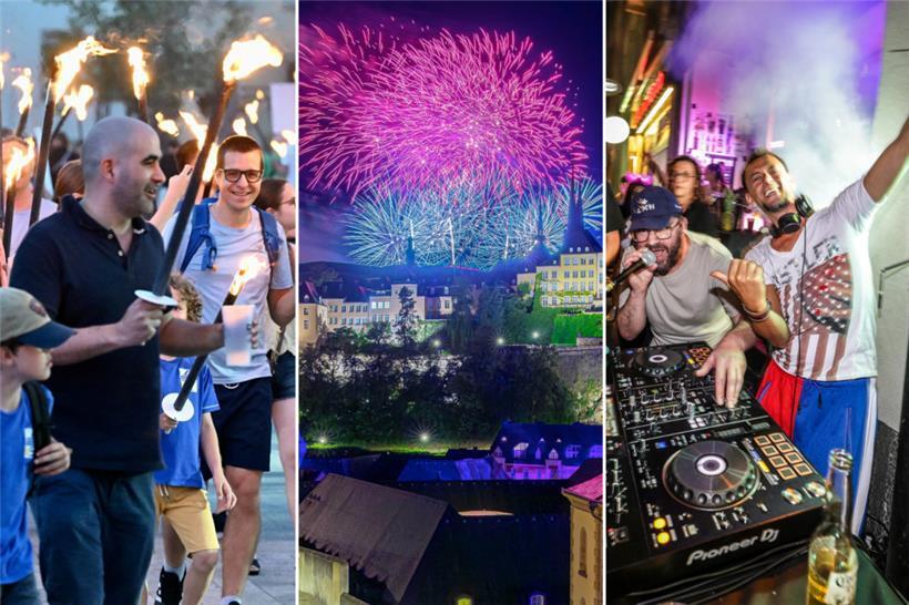 So schön war der Vorabend zum Nationalfeiertag in der Stadt 