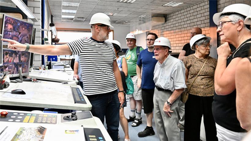 Der „Mosaïque Club“ besucht die Editpress-Druckerei 