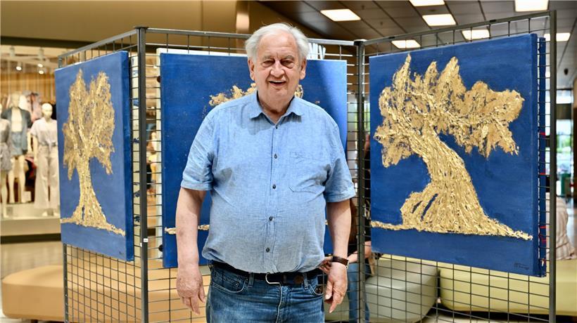 Künstler Ott Neuens arbeitet mit Edelsteinen und Gold 