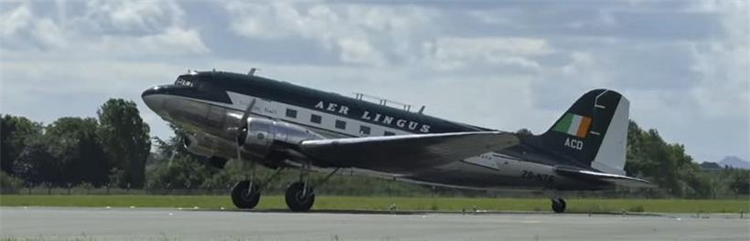 Historische DC-3 startet in Irland anstatt in Luxemburg 
