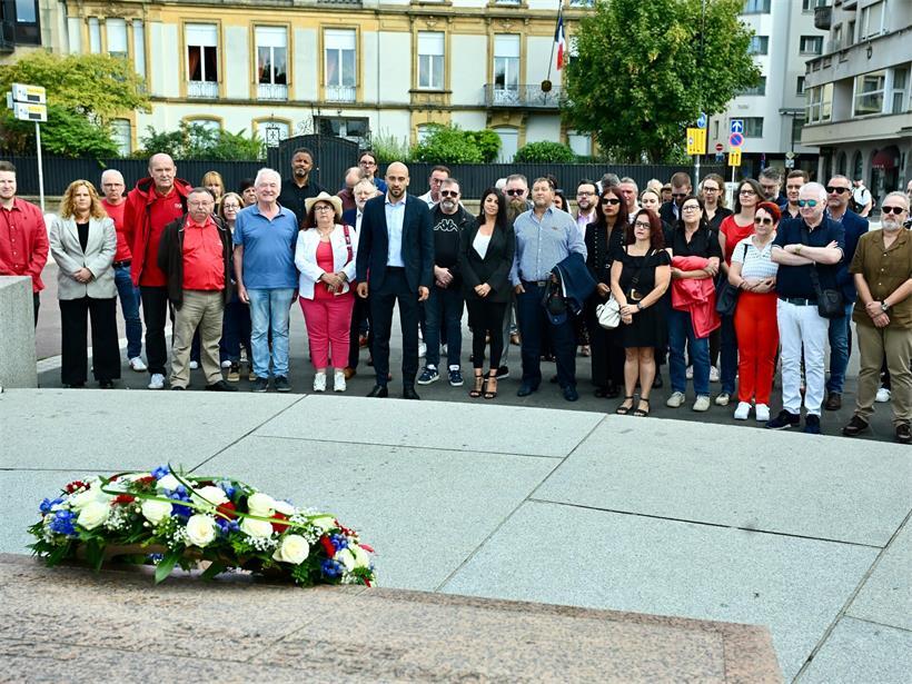 OGBL gedenkt gefallener US‑Soldaten vor der „Gëlle Fra“ 