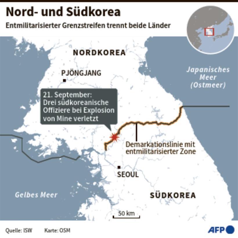 Südkorea wirft Norden Verletzung von Waffenstillstand vor 