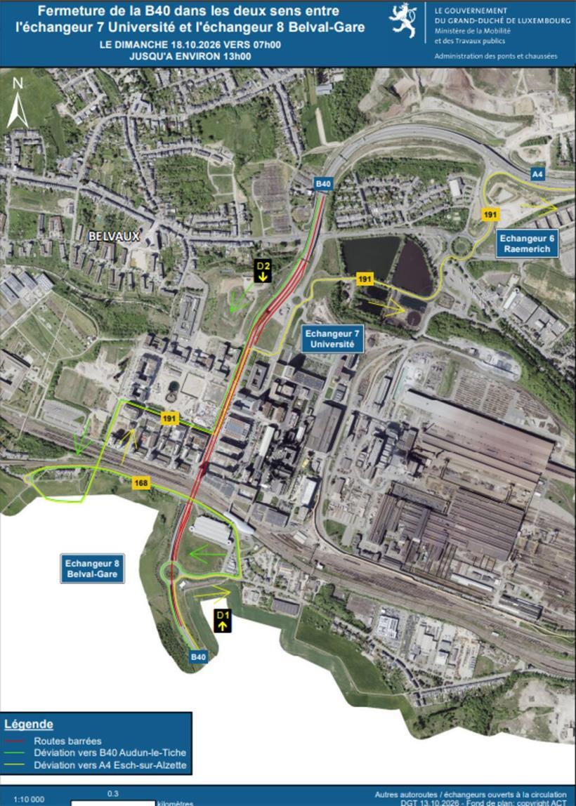 Micheville-Tunnel am Sonntag wegen Sicherheitsübung gesperrt Micheville-Tunnel am Sonntag wegen Sicherheitsübung gesperrt