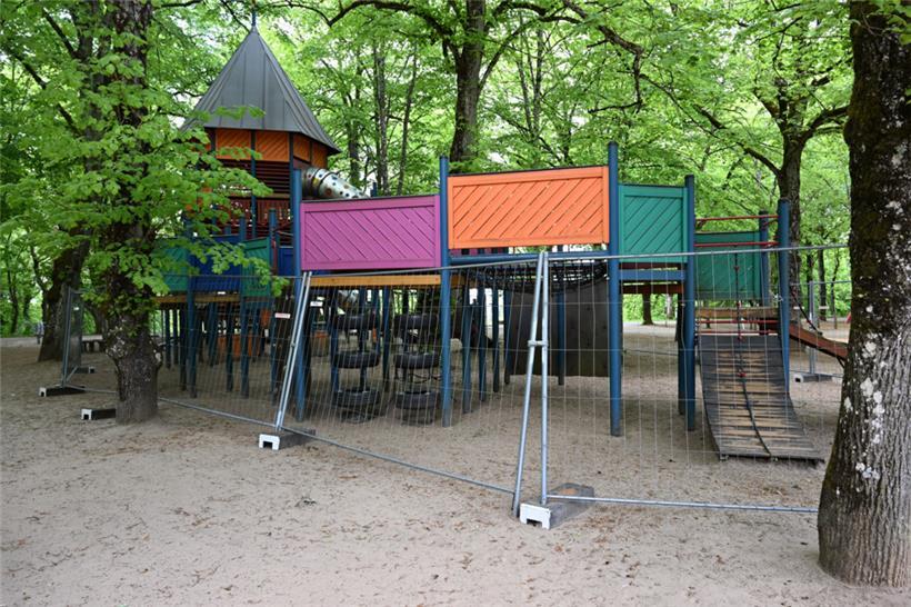 Warum Teile des Galgenberg-Spielplatzes bereits jetzt gesperrt sind 