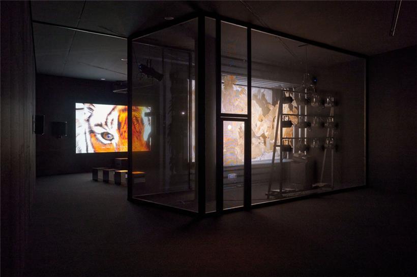 „Time & the Tiger“: Ausstellungsansicht im Mudam 
