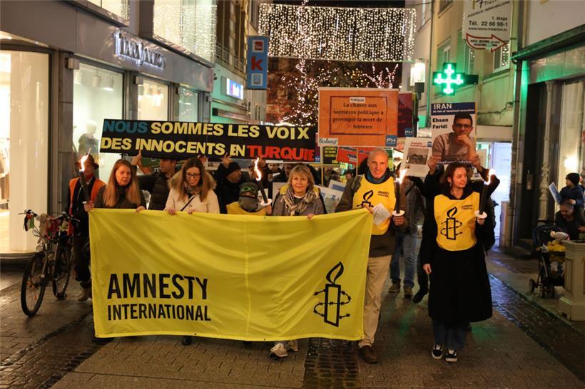 Amnesty International: Marsch für Menschenrechte 