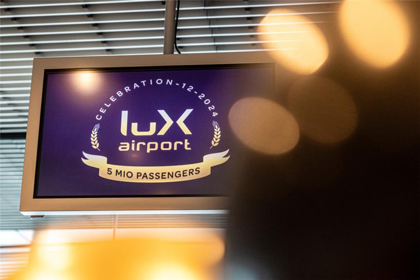 Lux-Airport bricht Rekord: Erstmals fünf Millionen Passagiere in einem Jahr 