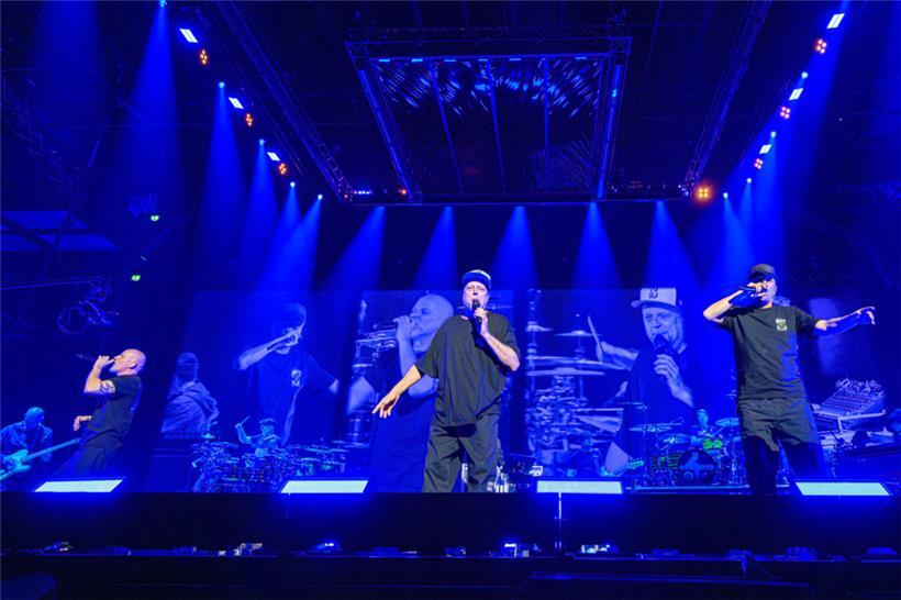 Die Fantastischen Vier heizten am Samstag der Rockhal ein 