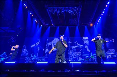 Die Fantastischen Vier heizten am Samstag der Rockhal ein