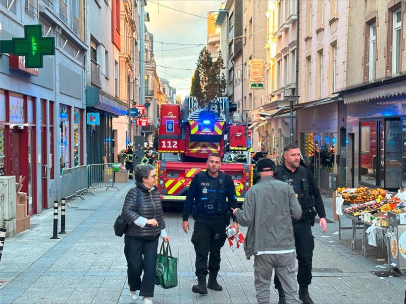 Rauchentwicklung löst Feuerwehreinsatz in avenue de la Gare aus 