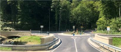 Kreisverkehr in Breidweiler-Pont eingeweiht
