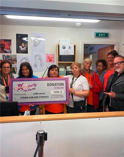 „Generation X Luxembourg“ spendet 1.000 für den Kauf von Unterwäsche