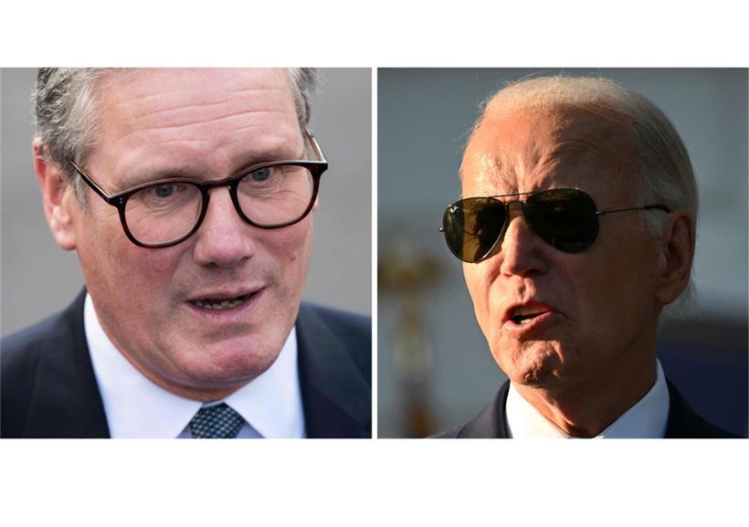 Biden und Starmer vertagen Entscheidung über Einsatz westlicher Waffen gegen Ziele in Russland 
