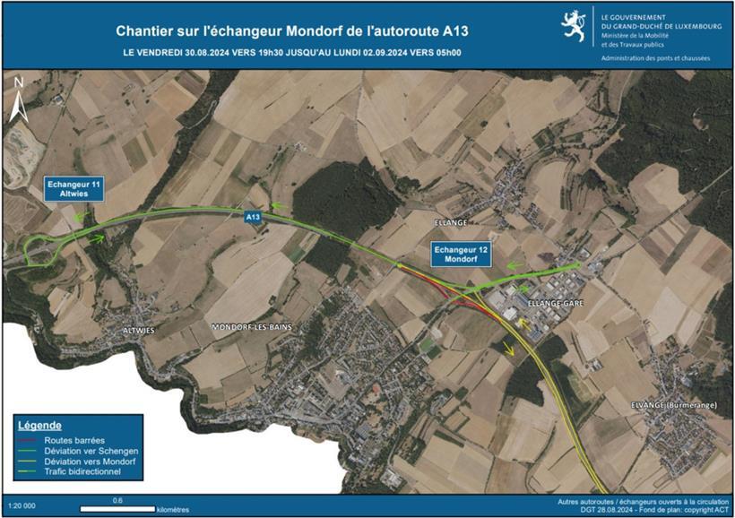 Erneuerung der Fahrbahnfugen auf der A13 sorgt für Sperrungen und Umleitungen 