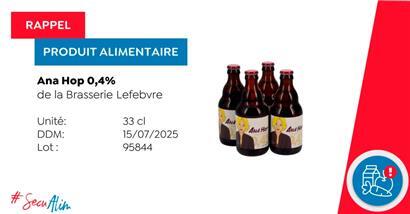 Wegen potenzieller Fremdkörper: Lebensmittelbehörde ruft Ana Hop 0,4% zurück