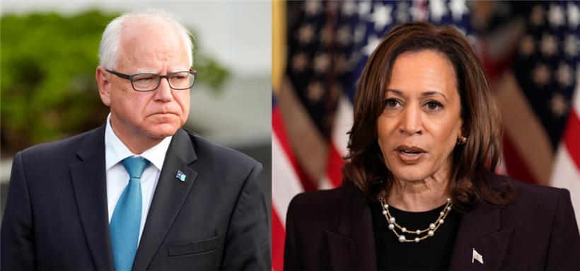 Kamala Harris wählt Tim Walz als Vizekandidaten aus 
