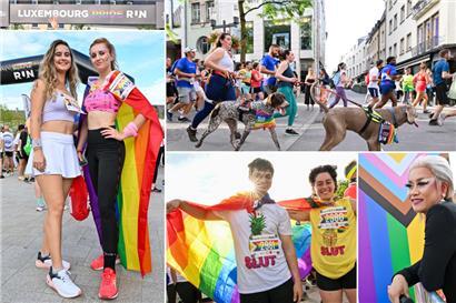 Luxemburg in Regenbogenfarben: So bunt waren die Läufer beim Pride Run unterwegs