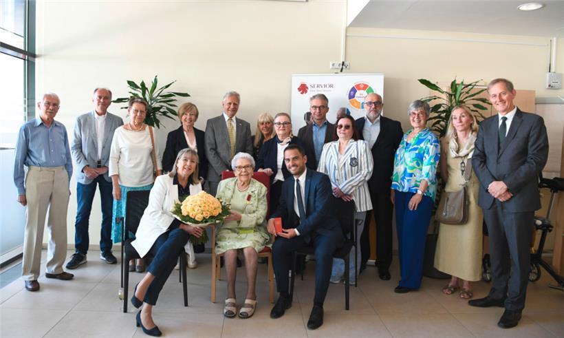 Françoise Feidt feierte ihren 100. Geburtstag 