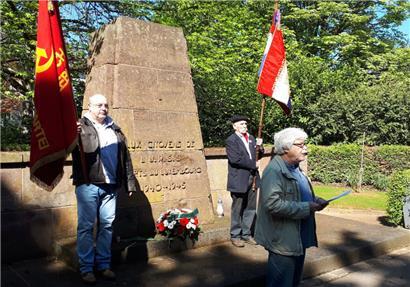 Gedenkfeier für sowjetische Nazi-Opfer 