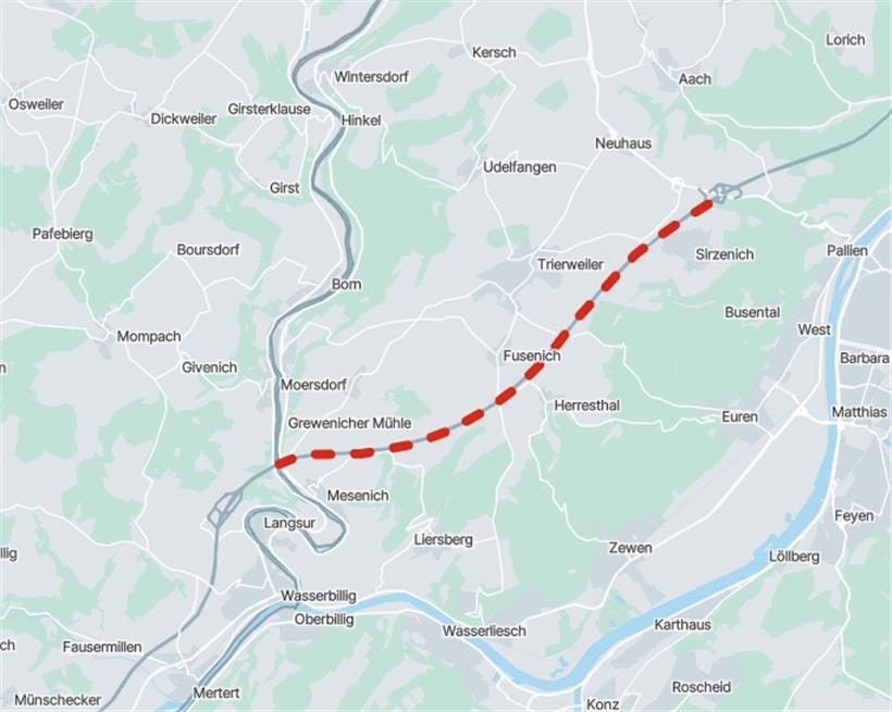 Autobahn-Baustelle zwischen Trier und Luxemburg: Sechs Jahre lang Bagger und Engpässe 