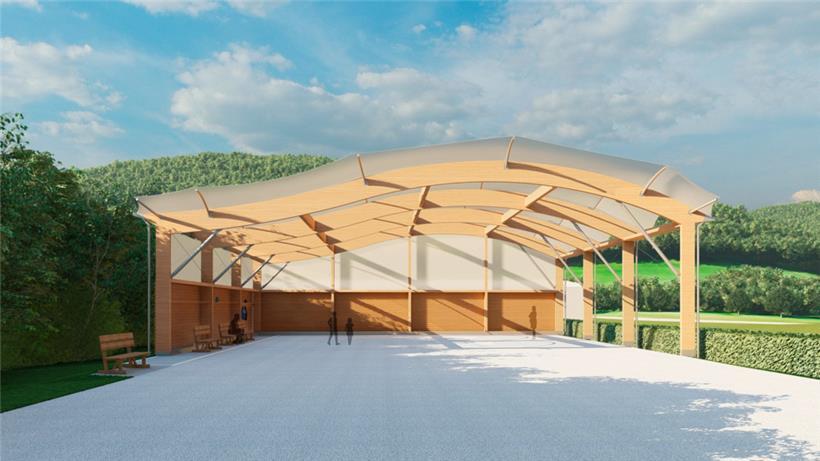 Die Pläne für die Überdachung der Pétanque-Bahnen stammen aus der Feder des Architektenbüros Thillens&Thillens
