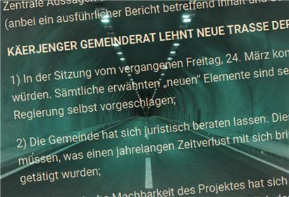 Gemeinderat lehnt Tunnel-Lösung ab – und erwartet Umsetzung der beschlossenen Pläne