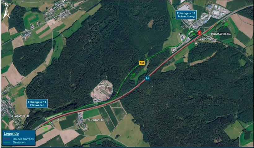 Angekündigte Baustelle auf der A1 abgesagt 