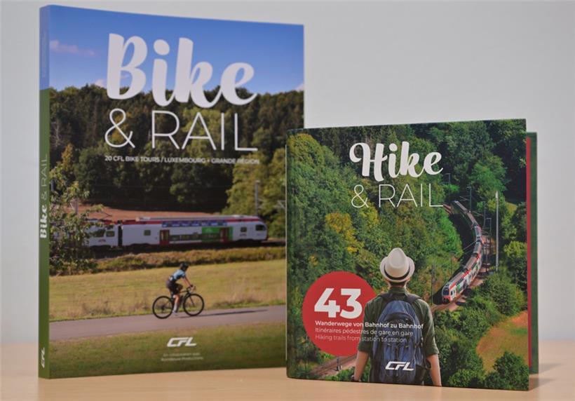 Die beiden Werke sind nicht billig: „Hike & Rail“ kostet 37 Euro, „Bike & Rail“ 43 Euro
