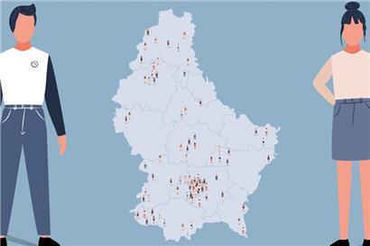 Wo wohnt die Bevölkerung? Knapp 90 Prozent Luxemburgs ist nicht oder nur spärlich besiedelt