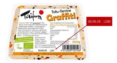Lebensmittelbehörde ruft Tofu-Terrine zurück