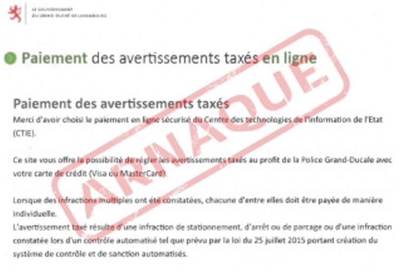 Polizei warnt vor Fake-Nachrichten und der Aufforderung, eine Verwarnung zu zahlen 