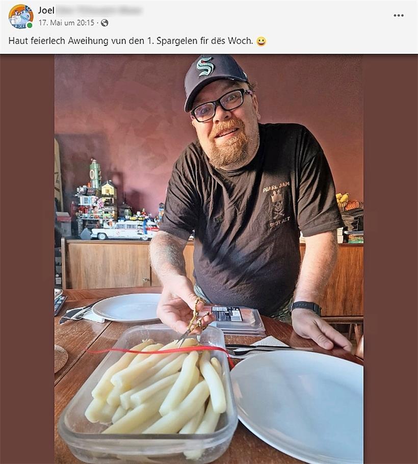 Joel Biwer führt auf Facebook den Einweihungsmarathon ad absurdum 