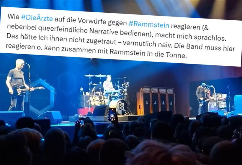 Nach Auftritt in Luxemburg: Ärzte kriegen viel Ärger für Rammstein-Witze 
