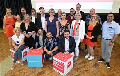 Mit Fayot und Closener gegen Bettel, Frieden und Tanson: LSAP stellt Kandidaten für den Wahlbezirk Zentrum vor
