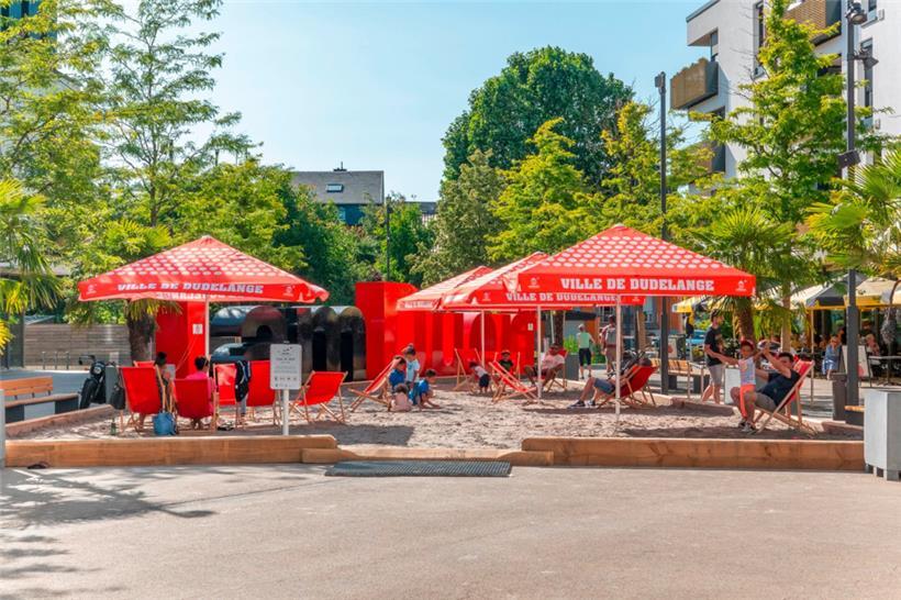 Strandfeeling in Düdelingen 