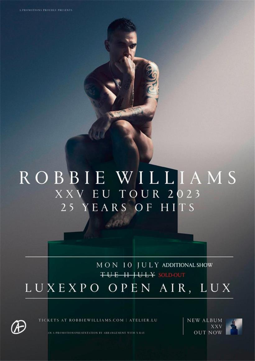 Let him entertain Luxembourg – Robbie Williams au Luxexpo Open Air 