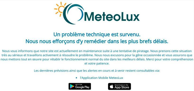 Wetterdienst offline: Hacker legen Meteolux-Website lahm 