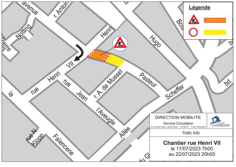 Stadtverwaltung kündigt Baustelle in der avenue Pasteur an 