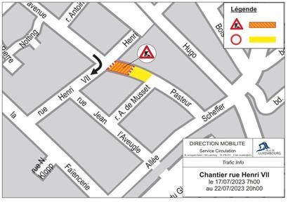 Stadtverwaltung kündigt Baustelle in der avenue Pasteur an