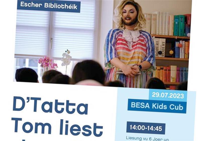 „Ekelhaft“: Wütende Pöbeleien gegen Lesung von „Tatta Tom“ in Escher Bibliothek 